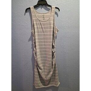 Sonoma Maternity Striped Sleeveless Dress Size XL